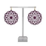 Ohrnamenti Metall Ohrringe Modell Mary, violett